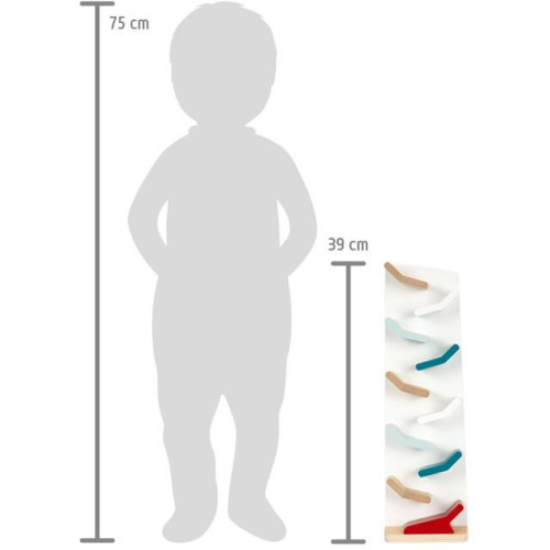 small foot Dřevěná kaskádová dráha