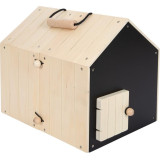 small foot Plyšový králík v králíkárně s výběhem