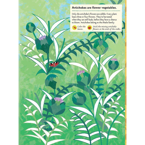 Chronicle Books Kniha aktivit se samolepkami my nature V zeleninové zahradě