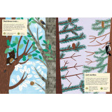 Chronicle Books Kniha aktivit se samolepkami my nature V lese