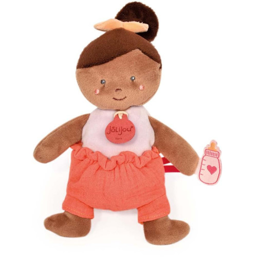 Doudou Julijou Panenka 18 cm oranžová