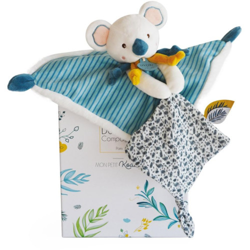 Doudou Dárková sada - koala Yoca s dečkou 25 cm