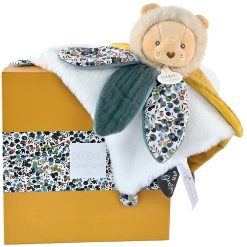 Doudou Dárková sada - plyšový lvíček usínáček