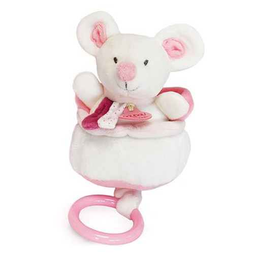 Doudou Plyšová hudební hračka 20 cm myš