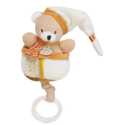Doudou Plyšová hudební hračka 20 cm medvěd