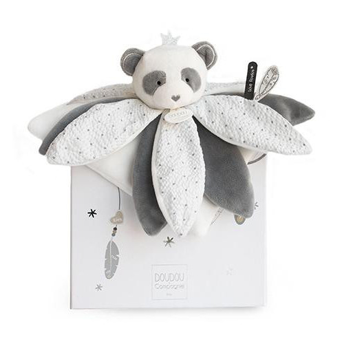 Doudou Dárková sada - plyšový usínáček panda 26 cm