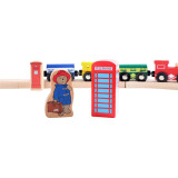 small foot Dřevěná vláčkodráha Paddington 43 dílů