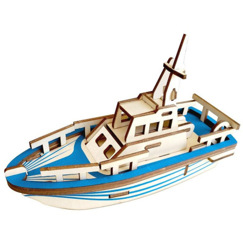 Woodcraft Dřevěné 3D puzzle Loď