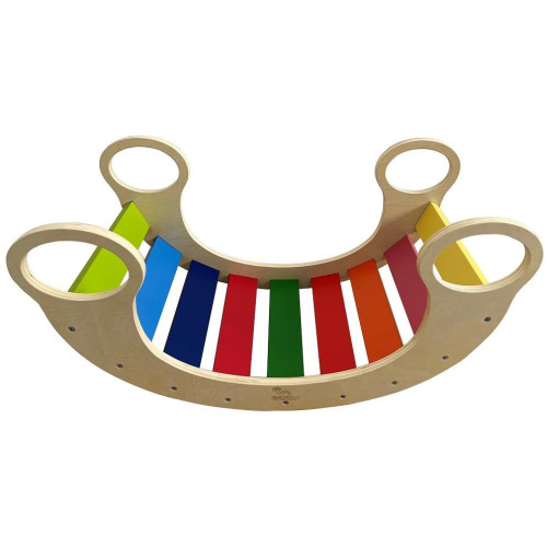 2Kids Toys Montessori duhová houpačka