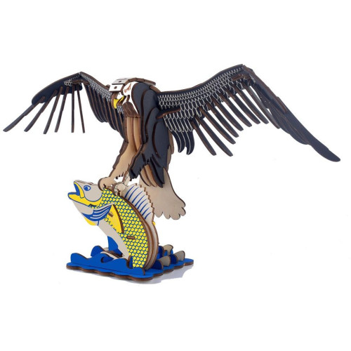 Woodcraft Dřevěné 3D puzzle Orel