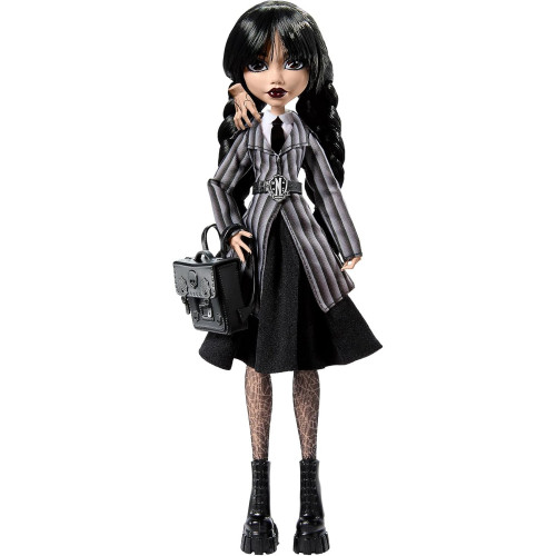 Mattel Monster High X Wednesday Addams ve školní uniformě