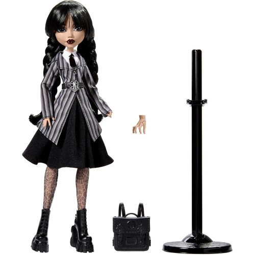 Mattel Monster High X Wednesday Addams ve školní uniformě