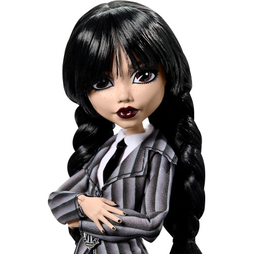 Mattel Monster High X Wednesday Addams ve školní uniformě