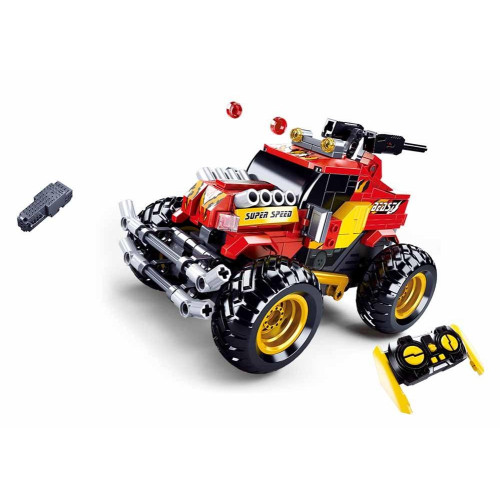 Sluban Power Bricks M38-B0991 RC Červený Off Road na dálkové ovládání