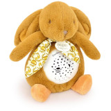 Doudou Hrací skříňka s projekcí Králíček hořčicově žlutý