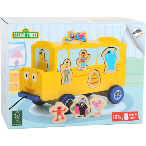 Small Foot Tahací autobus Sezame otevři se!