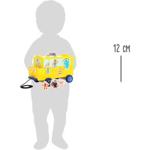 Small Foot Tahací autobus Sezame otevři se!