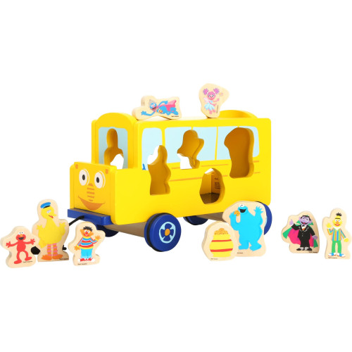 Small Foot Tahací autobus Sezame otevři se!