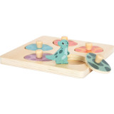 small foot Dřevěné paměťové puzzle Dino