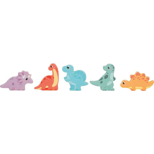 small foot Dřevěné paměťové puzzle Dino