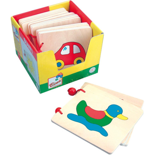 Bino Dřevěná knížka 1 ks