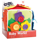 small foot Plyšová hračka kostka pro nejmenší