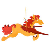 Fauna Dřevěný létající kůň na zavěšení
