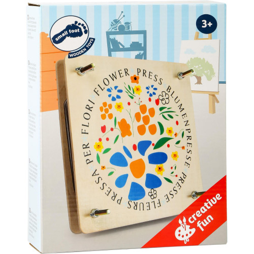 small foot Dřevěný lis na květiny