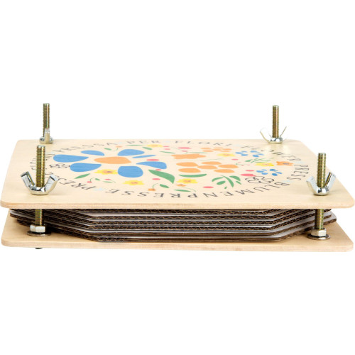 small foot Dřevěný lis na květiny