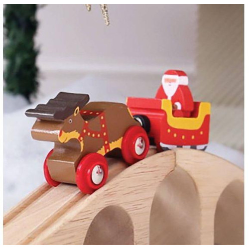 Bigjigs Rail Santovo spřežení + kolej