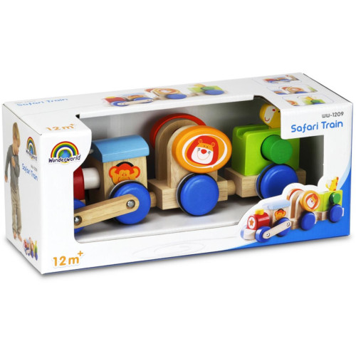 Wonderworld Dřevěný vláček Safari