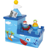 small foot Dřevěná hrací pokladnička Olli a Bolli