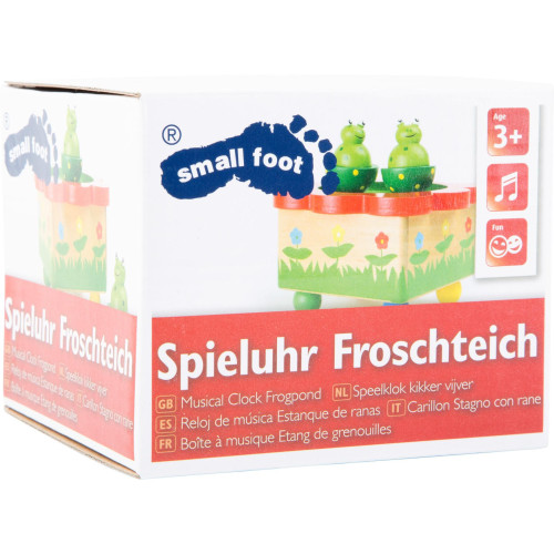 small foot Dřevěná hrací skříňka žabka