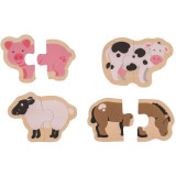 Bigjigs Toys Easy puzzle Zvířátka z farmy