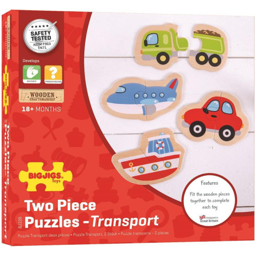 Bigjigs Toys Easy puzzle Dopravní prostředky