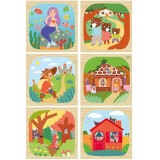 Vilac Dřevěné kostky Příběhy