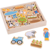 Bigjigs Toys Magnetky farma