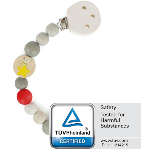 small foot Dřevěný klips na dudlík Ludwig