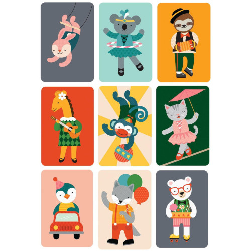 Petit Collage Karty v dóze hloupá opička