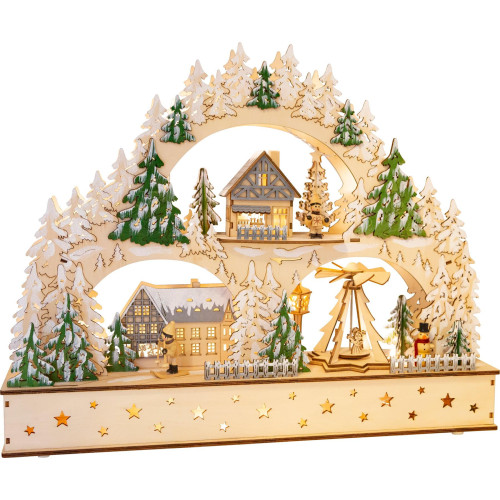 small foot Vánoční lampa zimní archa