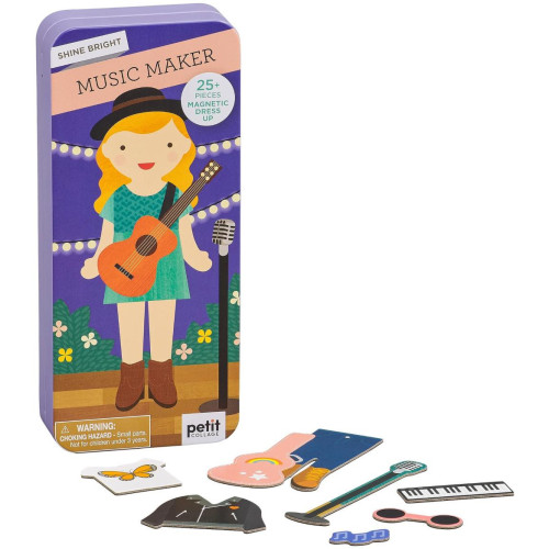 Petit Collage Magnetické puzzle Muzikantka