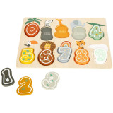 small foot Vkládací puzzle čísla Safari