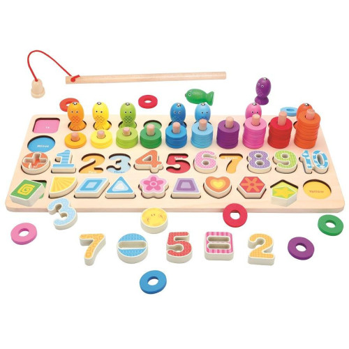 Bino Dětská dřevěná edukativní hra