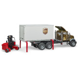 Bruder Nákladní auto Mack UPS s vysokozdvižným vozíkem