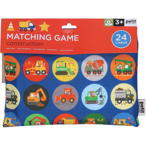 Petit Collage Pexeso stavební stroje