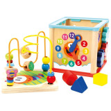 Bino Motorická kostka s hodinami