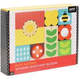 Petit Collage Dřevěné kostky zahrada