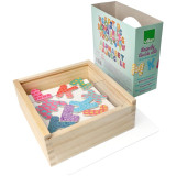 Vilac Dřevěné magnetky velká abeceda 56ks