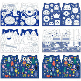 Petit Collage Omalovánka se samolepkami Monstra