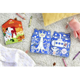 Petit Collage Omalovánka se samolepkami Monstra